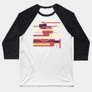 Geometric pattern modern abstract Baseball T-Shirt